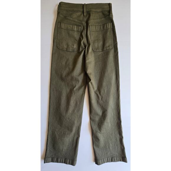 Madewell Emmitt Wide Leg High Rise Full Length Pants Jeans, Sz 24 - Picture 3 of 10